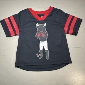 NFL Houston Texans Youth Toro Jersey Shirt Size 12M‎ Navy,Red